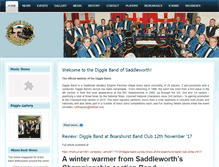 Tablet Screenshot of diggleband.com